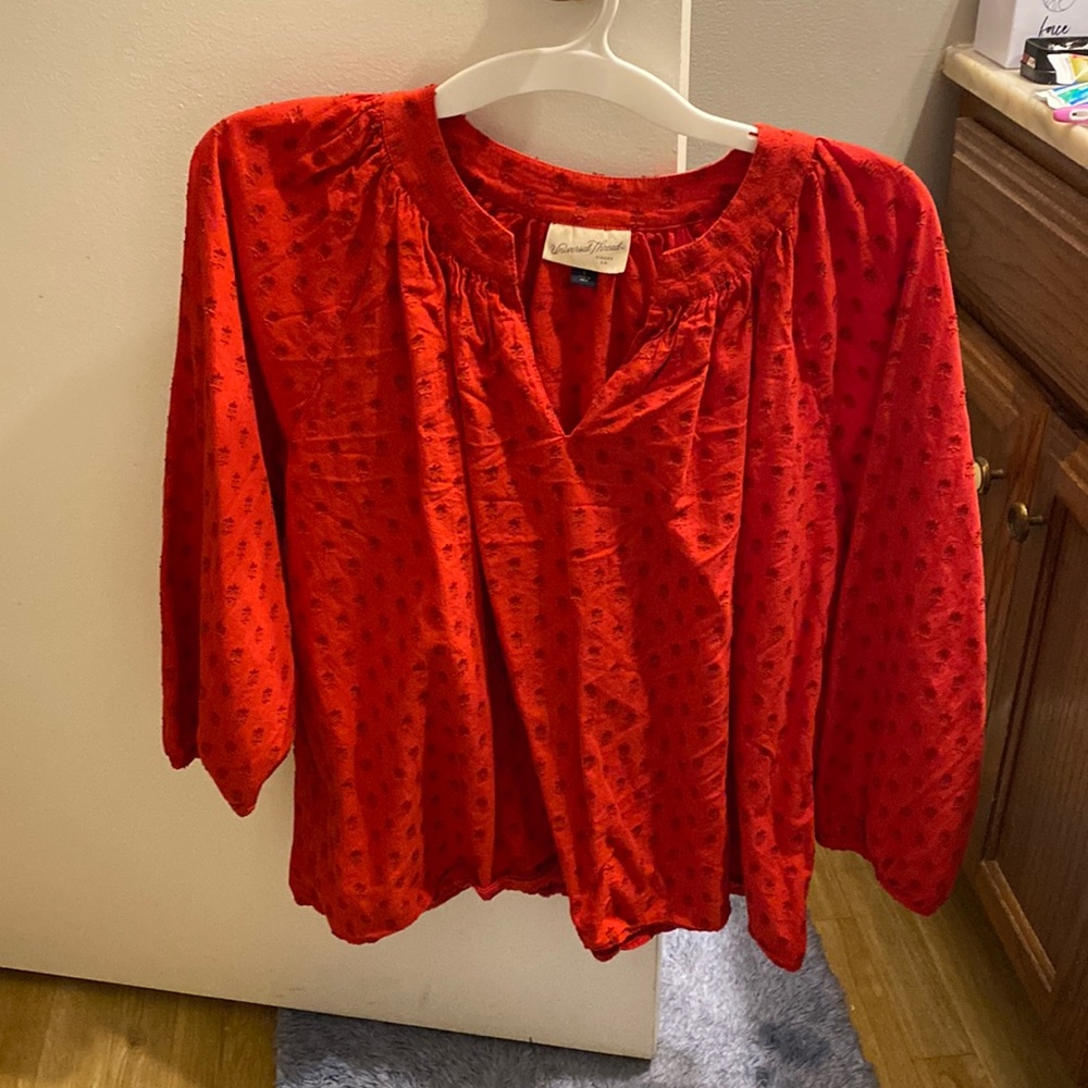 Cute red summer top worn once
